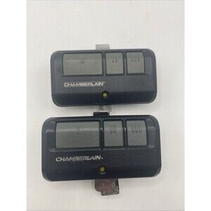 Chamberlain 3 Button garage door remote 953ESTD Lot Of 2 Openers Tested  Working